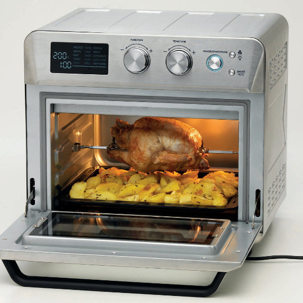 Ariete 25L Air Fryer Oven 15 Programs Rotisserie & Dehydrator Stainless