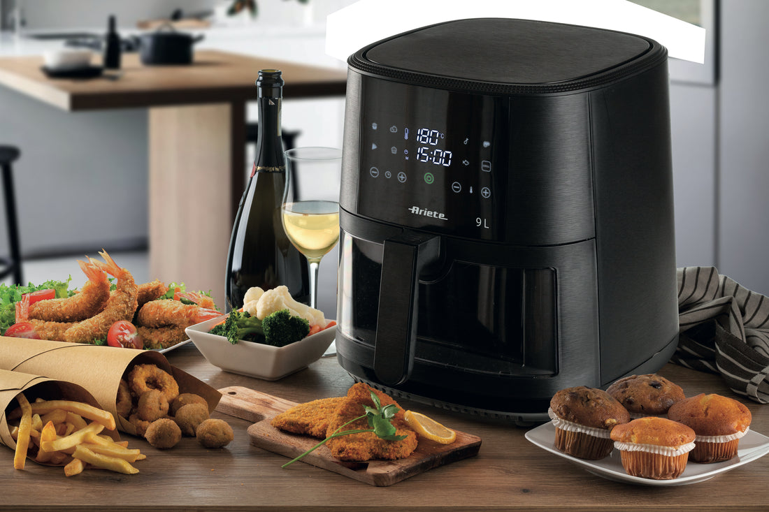 Ariete Air Fryer – 9L, Window Door, 1500W, Black