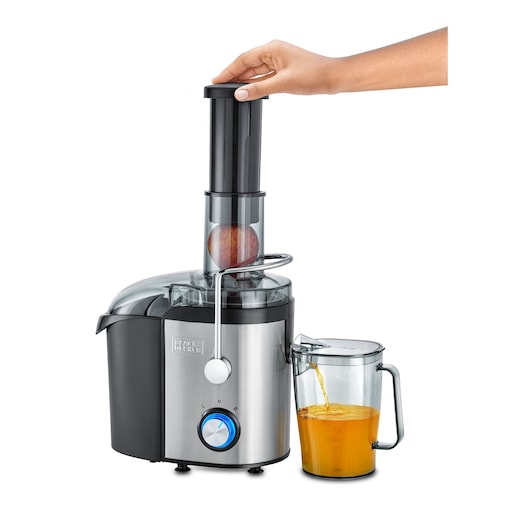 Black & Decker Juicer Extractor 800W Motor XL Feeding Chute Silver JE800 B5