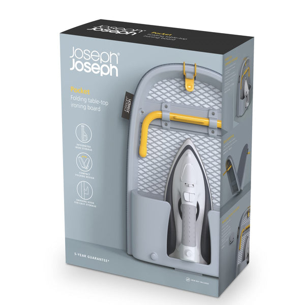 Joseph Joseph Pocket Folding Ironing BoardJoseph Joseph Pocket Folding Table-Top Ironing Board with Iron Storage - Grey - 50009