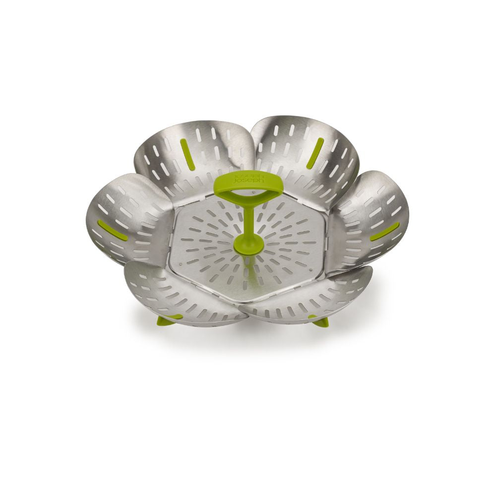 Joseph Joseph Bloom stainless steel folding steamer basket