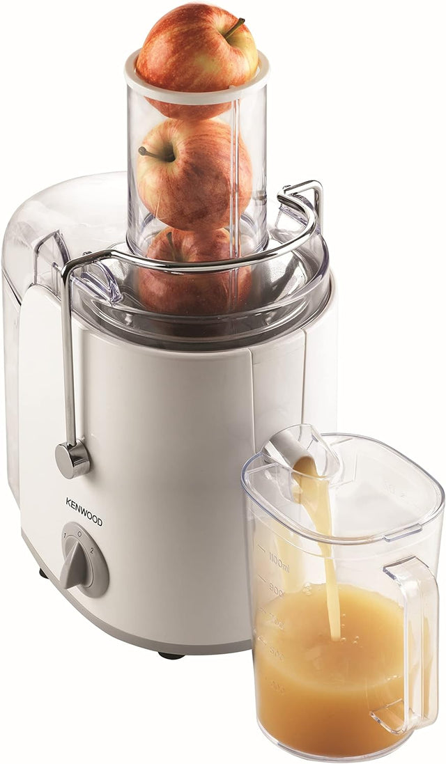 Kenwood Juice Extractor JEP02.A0 800W XL Feed Tube 1.5L Pulp Collector White
