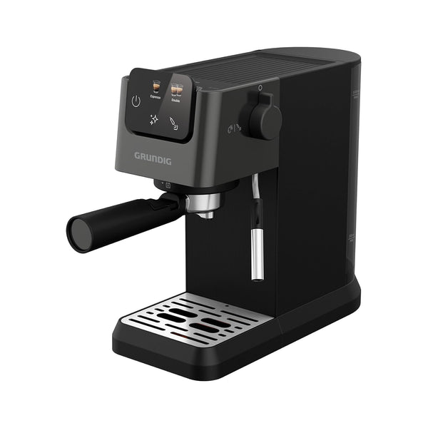 Grundig Delisia Espresso Machine 15-Bar Pump Milk Frother Stainless Steel