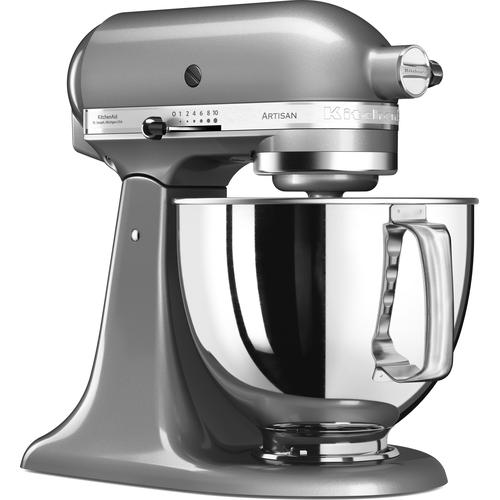 Kitchenaid Artisan 4.8L Pastry  Robot,  Tilt Head Stand Mixer -  Contour Silver