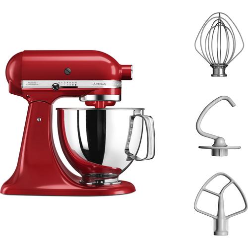 Kitchenaid Artisan 4.8L Pastry  Robot,  Tilt Head Stand Mixer -  Empire Red