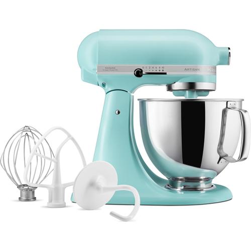 Kitchenaid Artisan 4.8L Pastry Robot, Tilt Head Stand Mixer - Aqua
