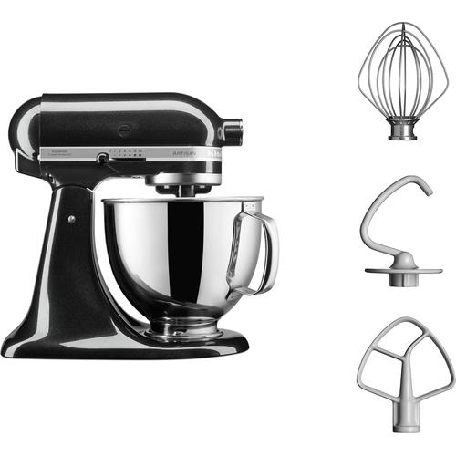 Kitchenaid Artisan 4.8L Pastry  Robot,  Tilt Head Stand Mixer - Onyx Black