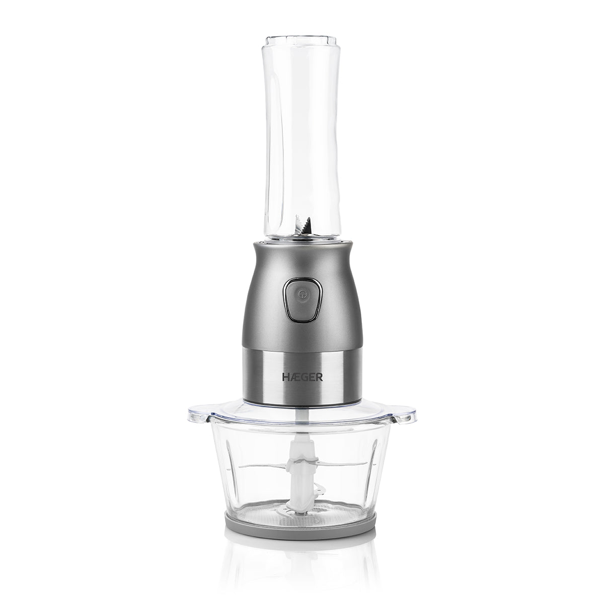 Haeger Blender And Chopper Perfect Combo 2 In 1 – 500W, 600Ml Beaker, 2L Bowl