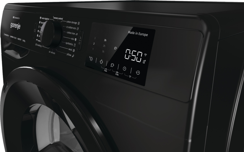 Gorenje Dryer Condenser 8Kg Heat Pump Wifi Black