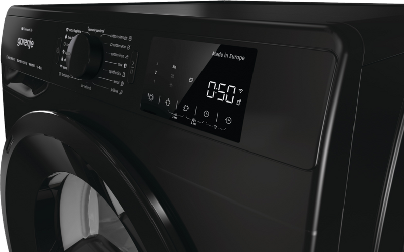 Gorenje Dryer Condenser 8Kg Heat Pump Wifi Black