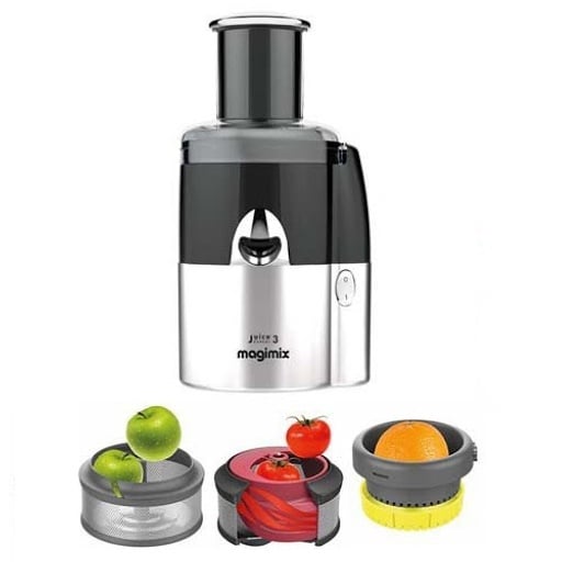 Magimix 3-in-1 Cold Press Juice Extractor 400W White MX74195