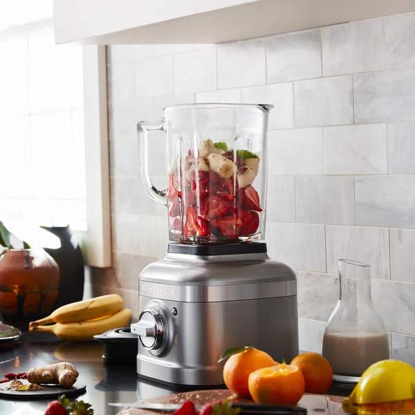 Kitchenaid Blender 1.4L With Glass Jar Medallion Silver
