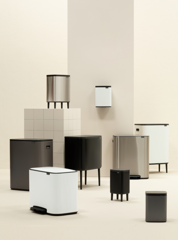 Brabantia Bo Pedal Bin 2 x 30L Recycling – Matt Steel