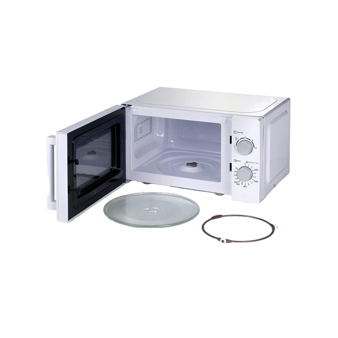 Kenwood Microwave MWM20 700W 20L 5 Power Levels With Defrost Function White