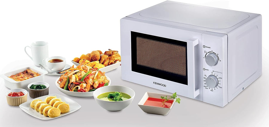 Kenwood Microwave MWM20 700W 20L 5 Power Levels With Defrost Function White