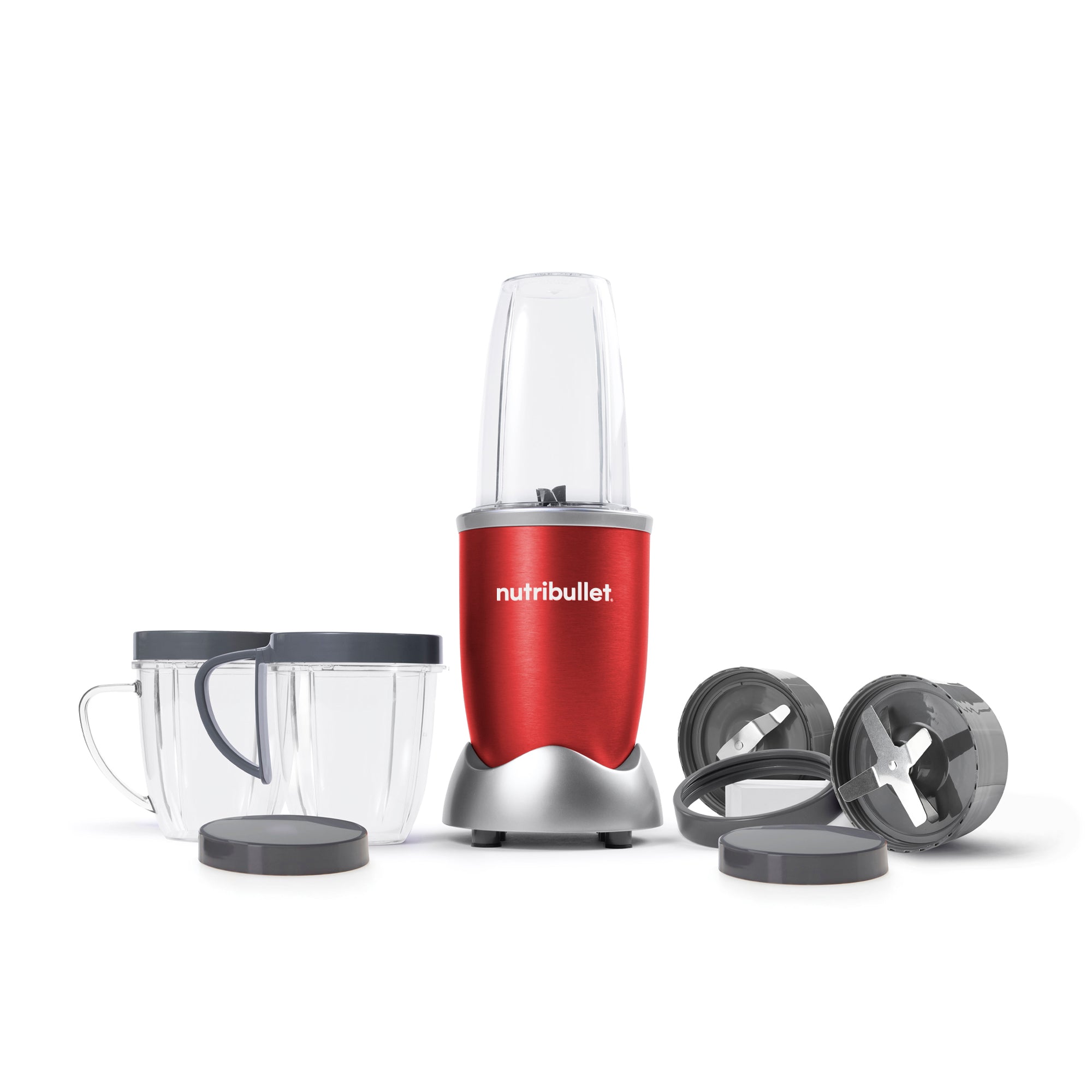 Nutribullet Multi-Function Blender, 600W, 12 Pcs, Red