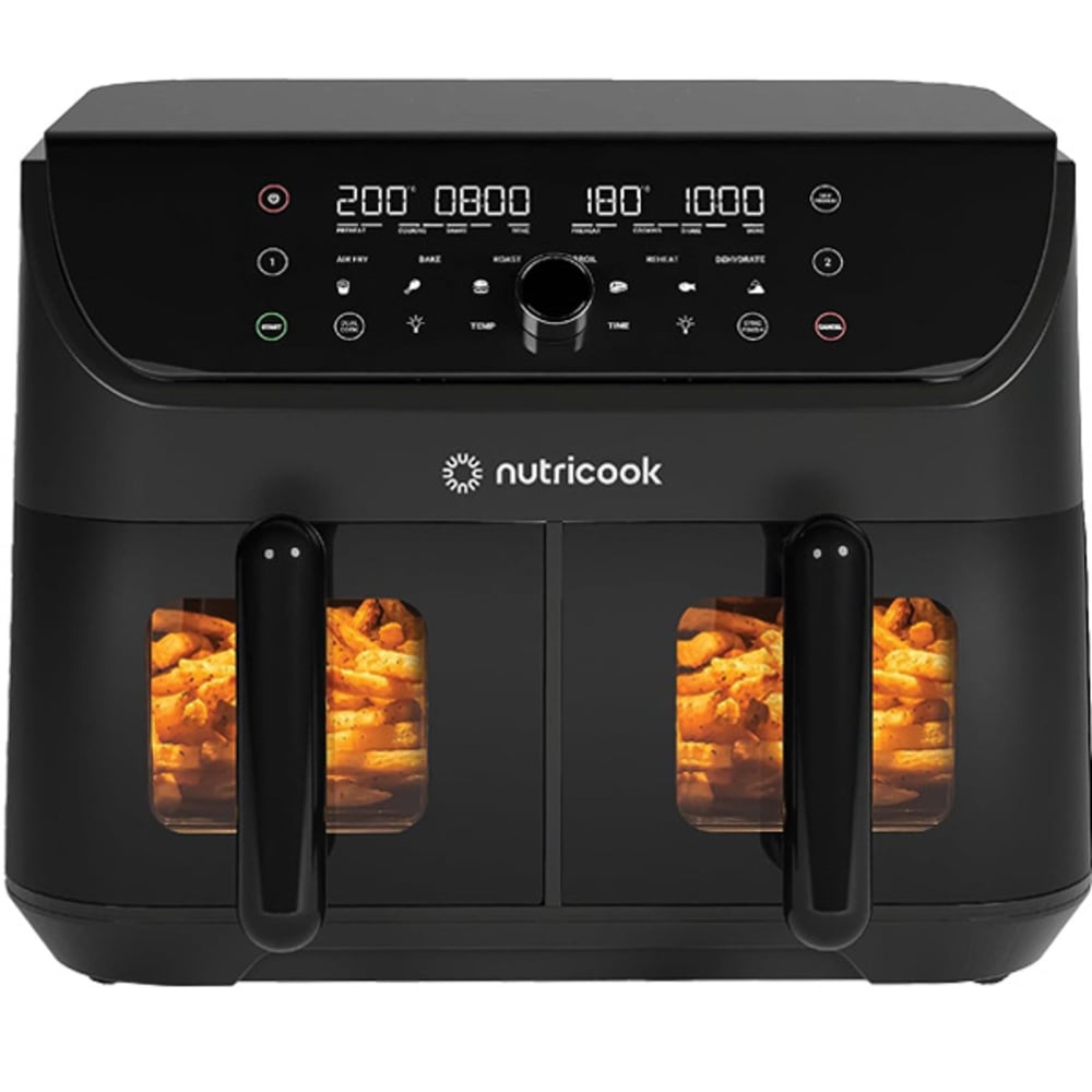 Nutricook Air Fryer NC-AFD185V 2400W 8.5L Duo 2 Vision Dual Split Oven Box