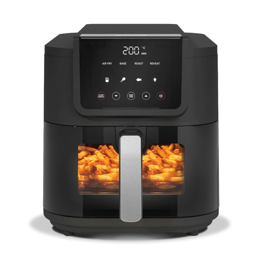 Nutricook Air Fryer Slim NC-AFS100 1500W 5L Vision Ceramic Basket Oven Box