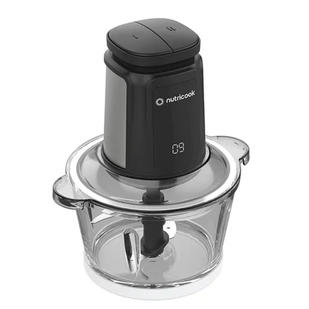 Nutricook Glass Chopper NC-CH2000 500W 2L 4 Blade Mincer Ice Grinder Processor