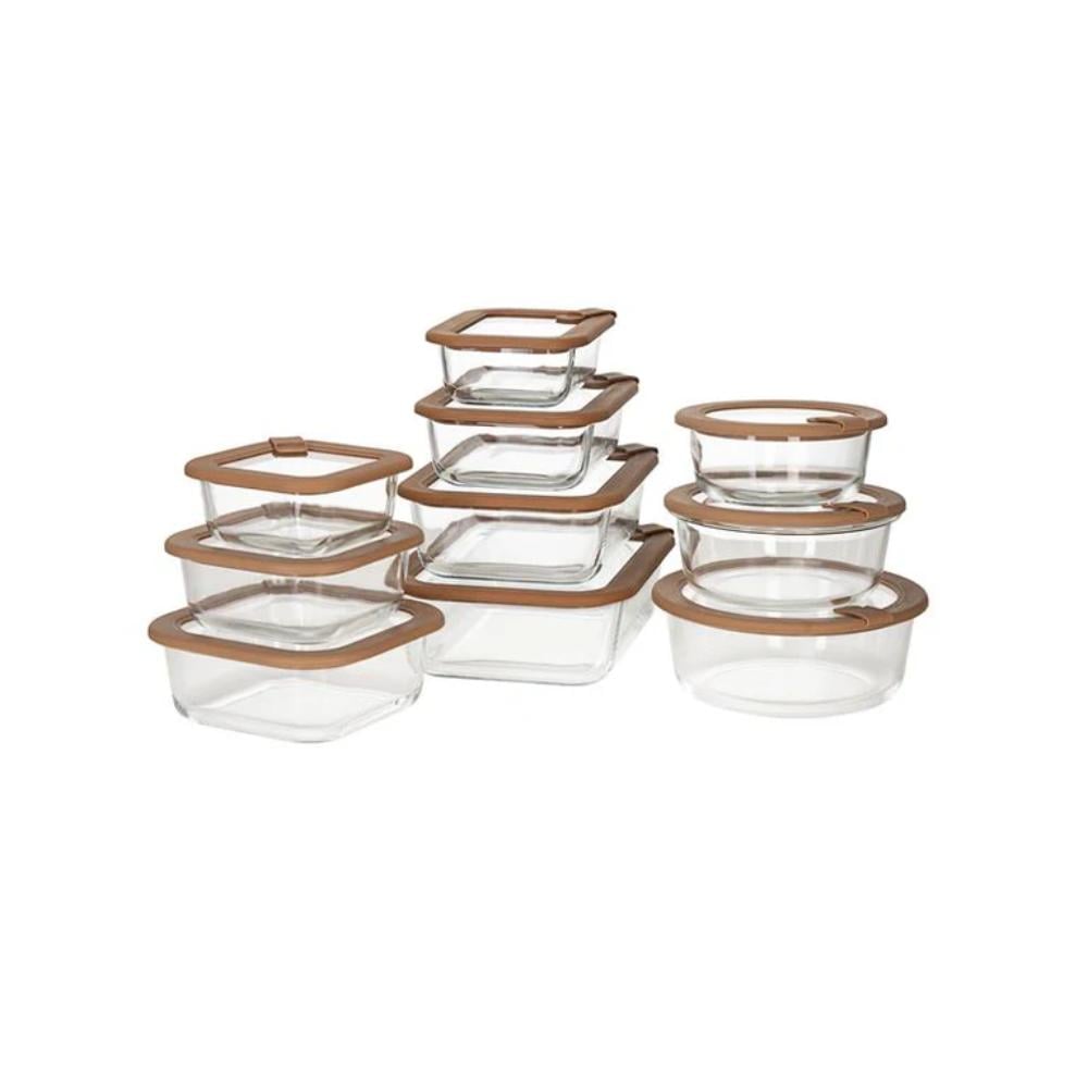 Nutricook Glass Storage Set NC-GS240 24 Piece Airtight Food Container Boxes