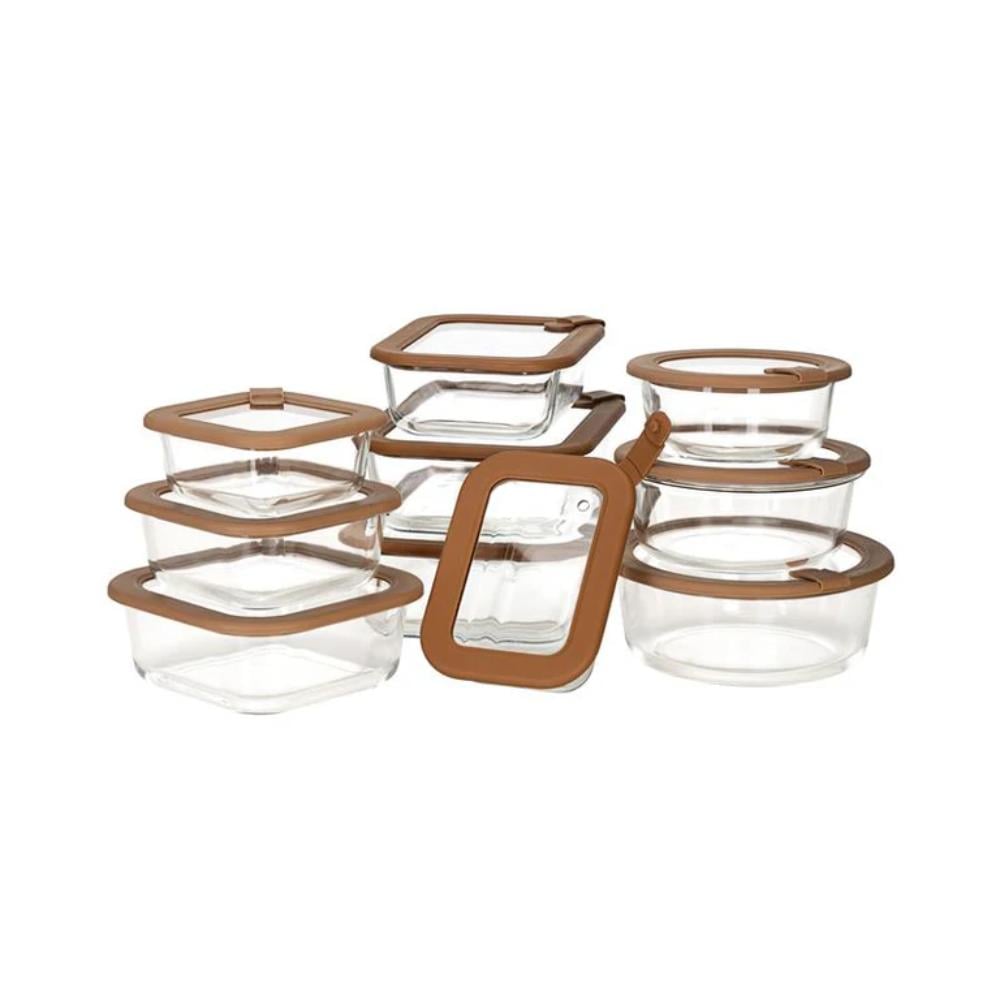 Nutricook Glass Storage Set NC-GS240 24 Piece Airtight Food Container Boxes