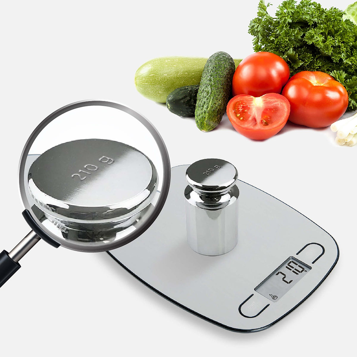 Nutricook Kitchen Scale NC-KSE5 5Kg Digital Eko Tare Sensor Unit Weight
