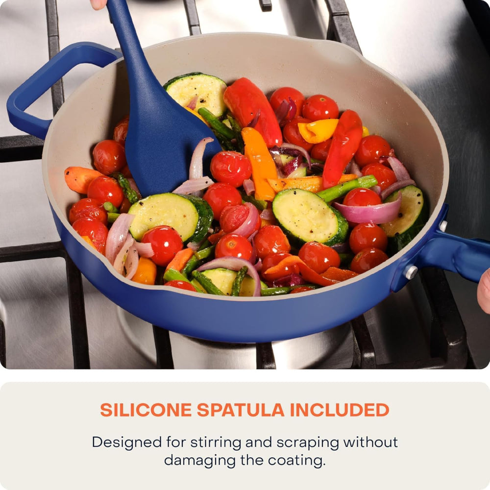 Nutricook Skillet NC-OP126AB 26cm Ceramic Non Stick Induction Sauté Frying Pan