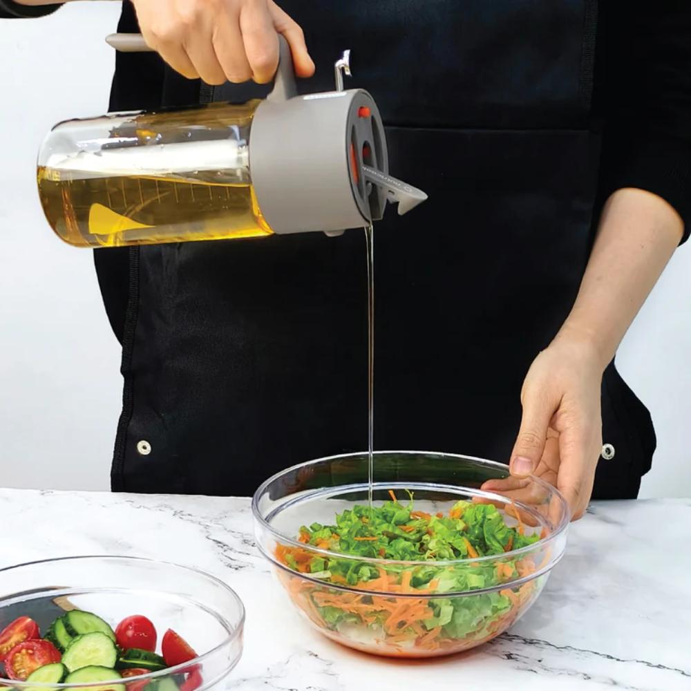 Nutricook Nutricook 2‑in‑1 Oil Sprayer and Dispenser – 500ml, Precision Nozzle, – Buy in Lebanon