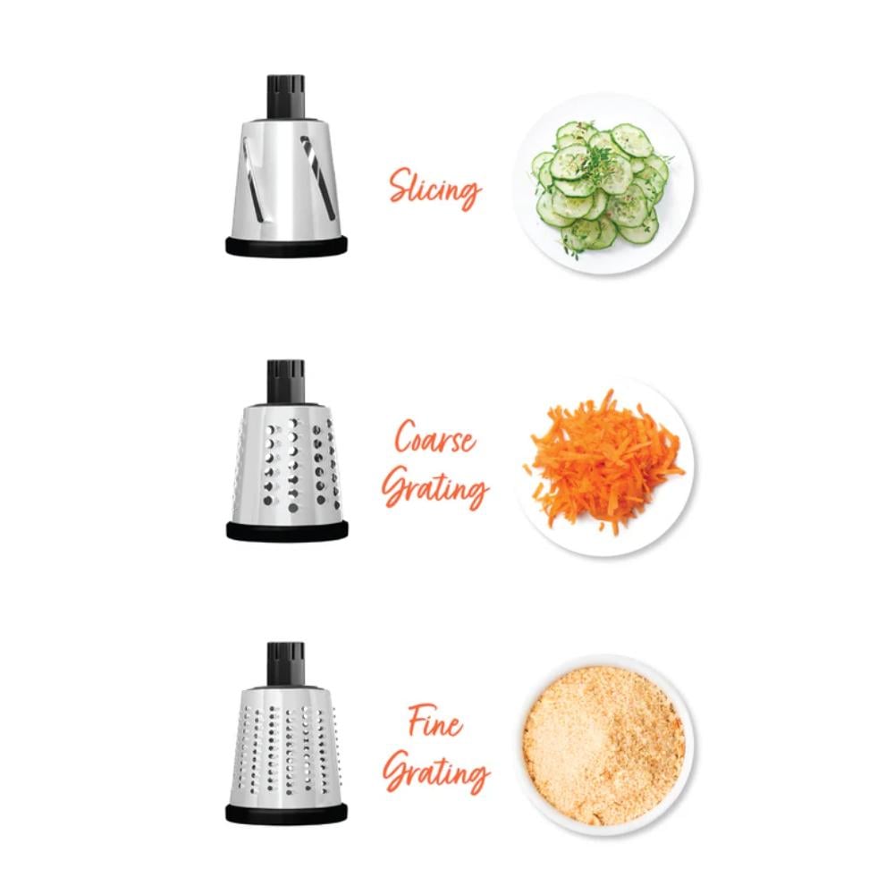 Nutricook Nutricook 3‑in‑1 Essentials Grater – Fine and Coarse Grate Plus Slice – – Buy in Lebanon