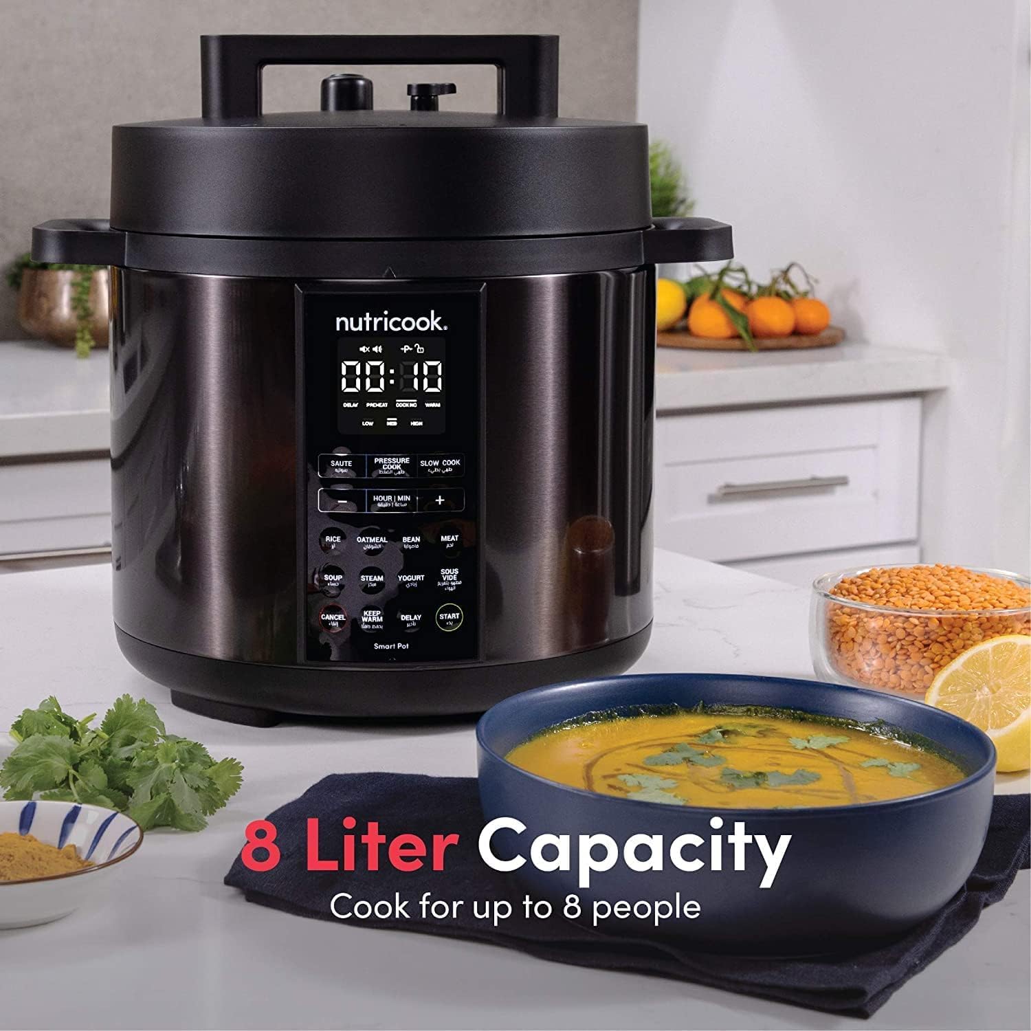 Nutricook Electric Pot 2 8L - BlackNC-SP208K