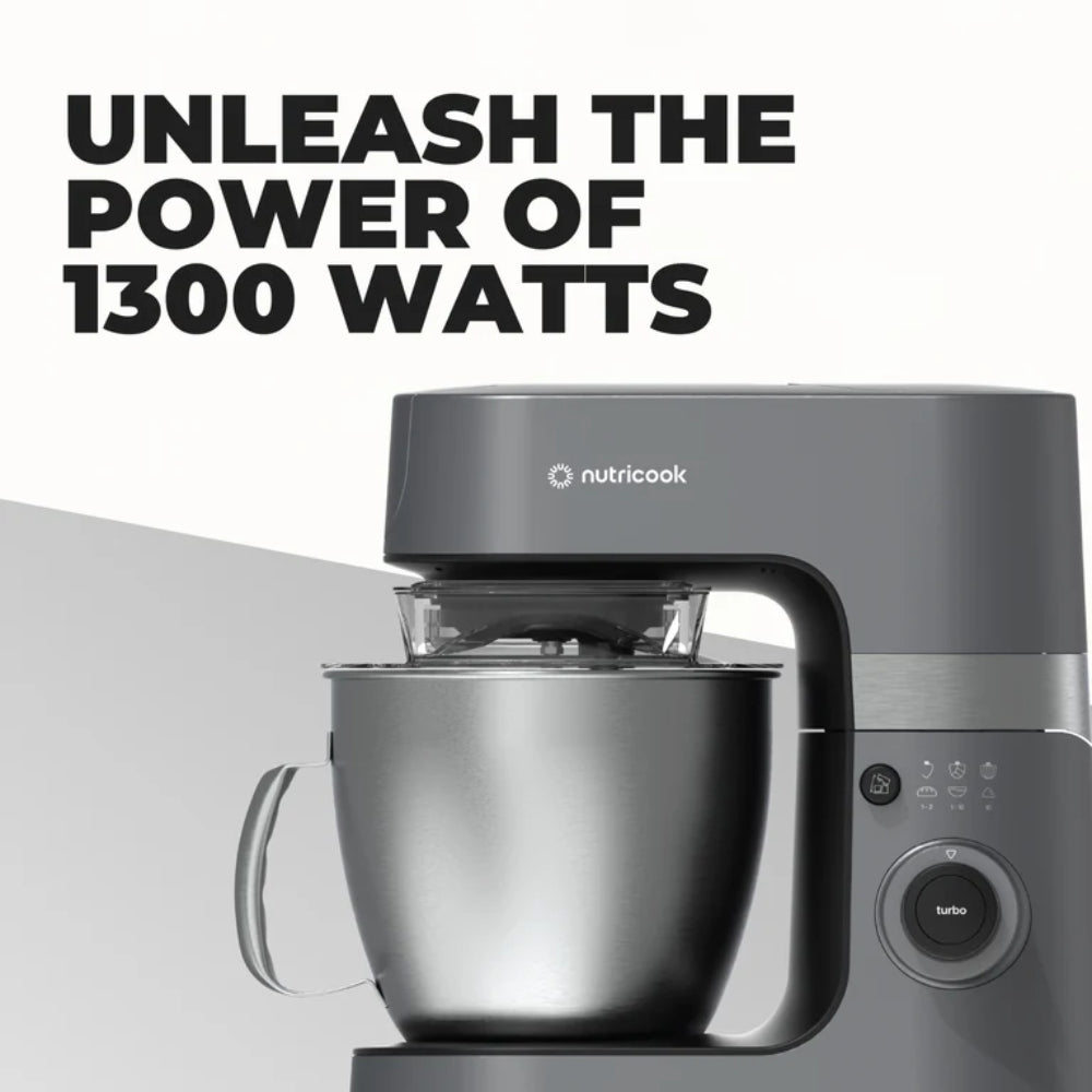 Nutricook Stand Mixer NCK-SM330 1300W 6.3L Planetary Cake Dough Kneader Bin