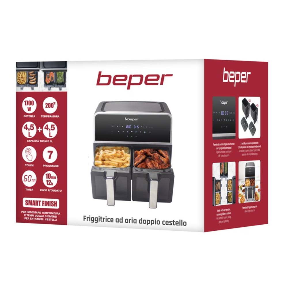 Beper 9 Liter Double Basket Air Fryer – Buy in Lebanon
