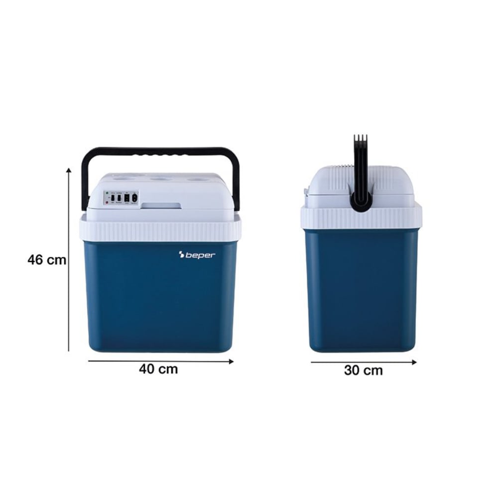 Beper Portable Electric Refrigerator, 24L, Cooling And Heating, 12V Car