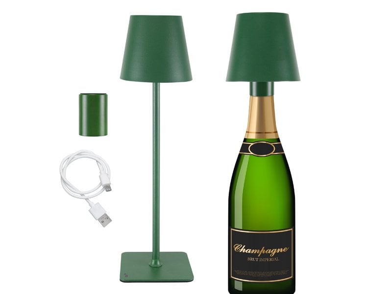 Beper Rechargeable 2IN1 Cristal Table Lamp - Christmas Edition [Dark Green]