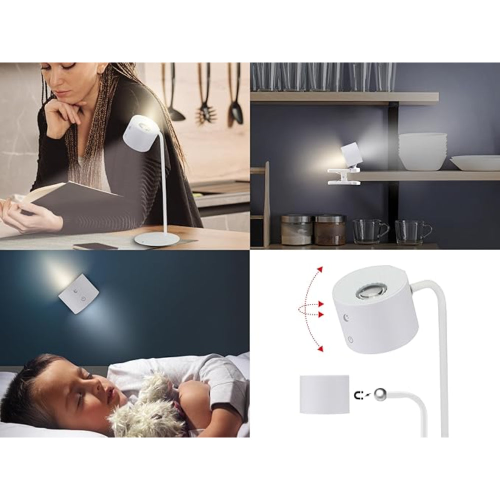 Beper Rechargeable 3In1 Lamp Lumini, White