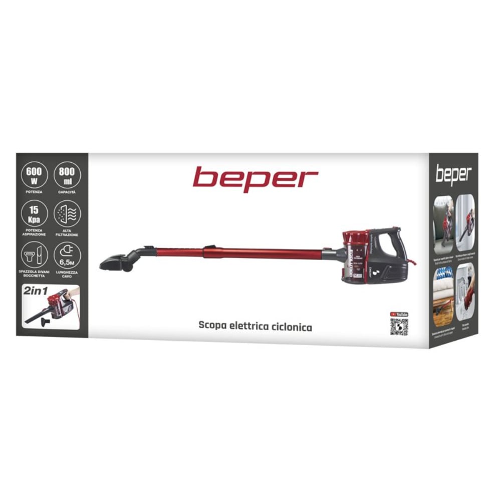 Beper 2-In-1 Corded Stick Vacuum Cleaner 600W, Dust Extractor – Buy in Lebanon