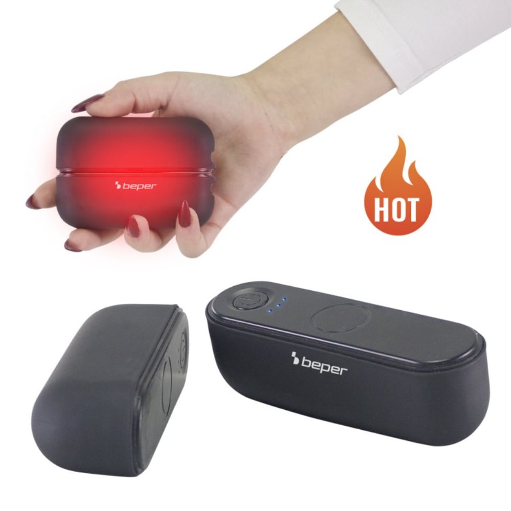 Beper Hand Warmer Rchargeable Magnetic, 3 Heat Level, USB-C Charging