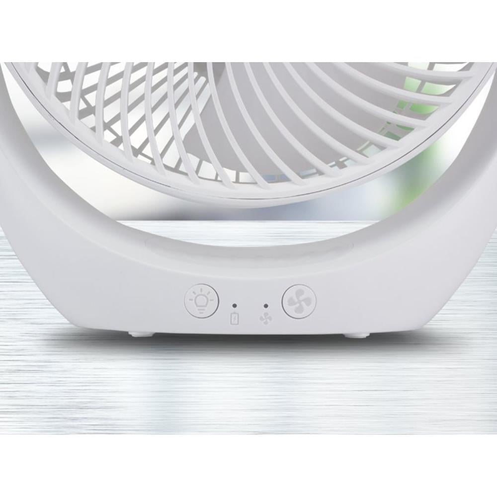 Beper Portable Fan Rechargeable With LED Light 3 Ventilation Speeds