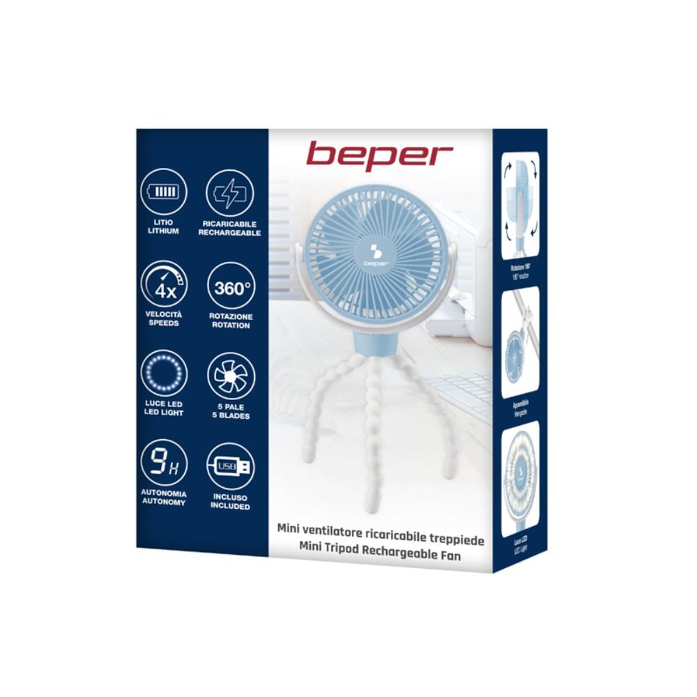 Beper Mini Rechargeable Tripod Fan – Buy in Lebanon
