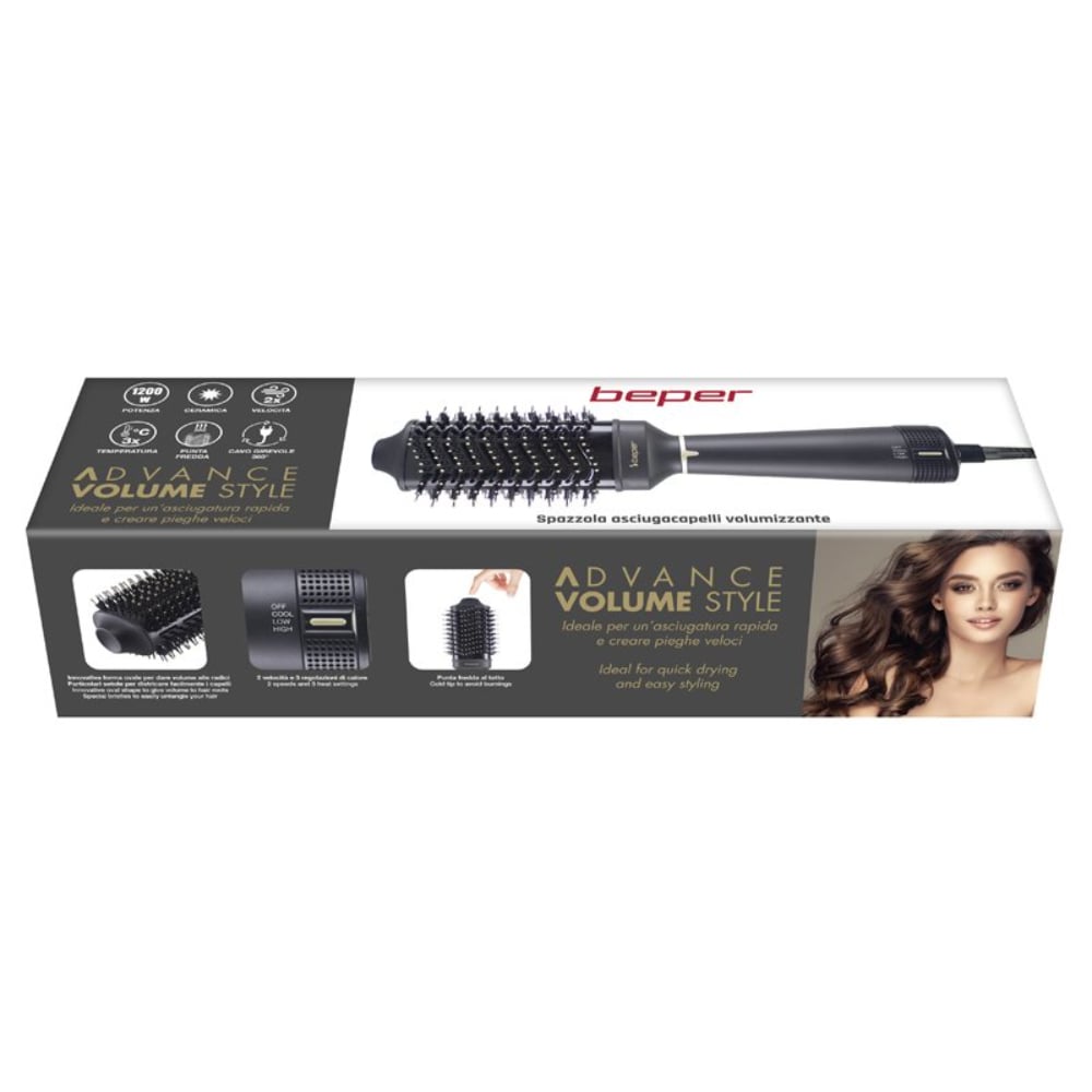 Beper Hair dryer and Volumizer Hot Air Brush – Buy in Lebanon
