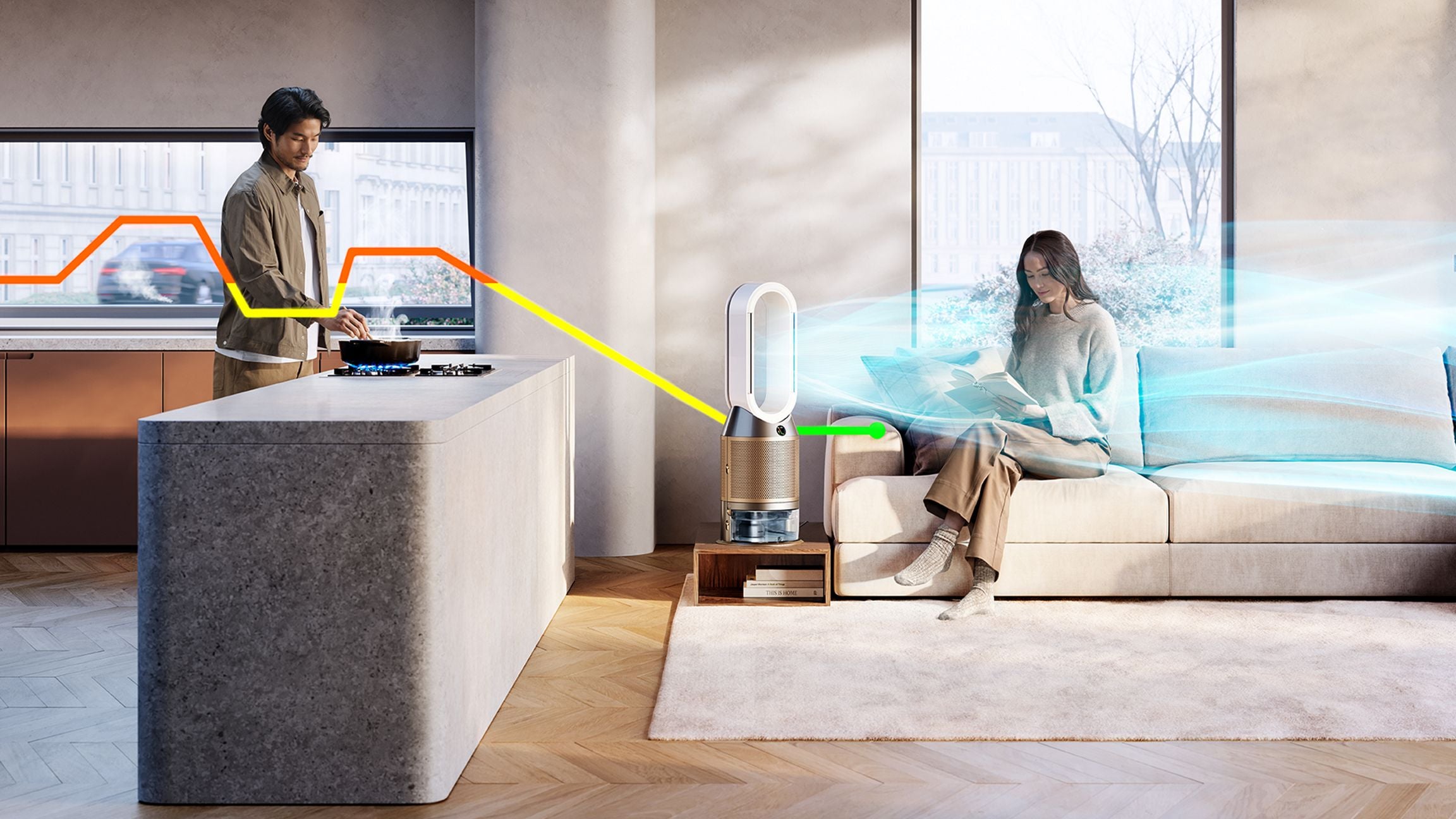 Dyson Purifier Humidify+Cool PH2 De-NOx