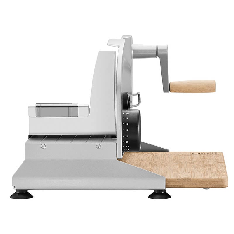 Ritter PIATTO-5 Manual Hand-Operated Food Slicer with Bamboo Board