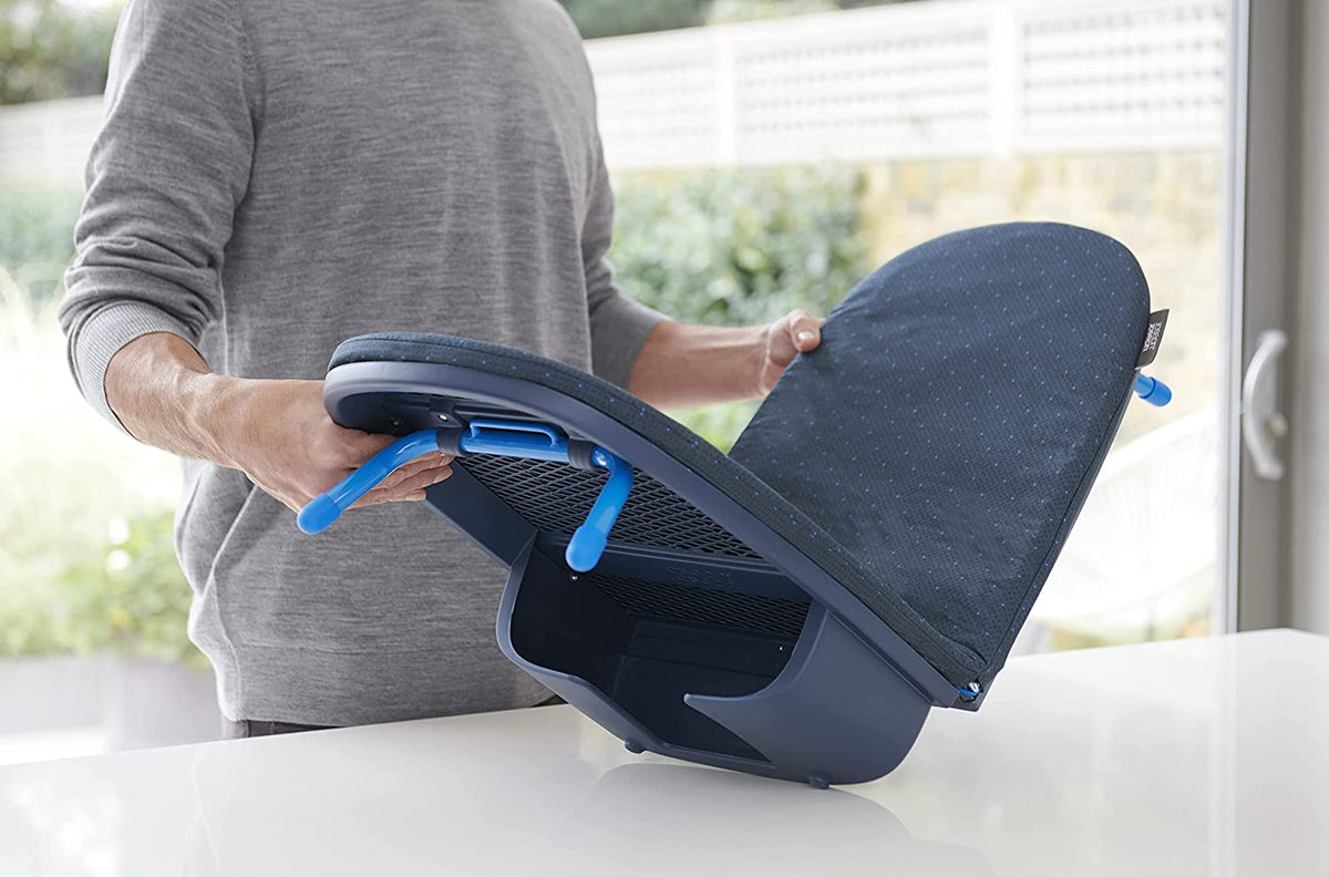 Joseph Joseph Pocket Plus Folding Blue Ironing Board With Advanced Cover