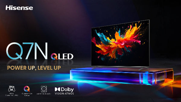 Hisense 55" QLED 4K Smart TV 144Hz Gaming Refresh Rate Dolby Vision IQ Atmos