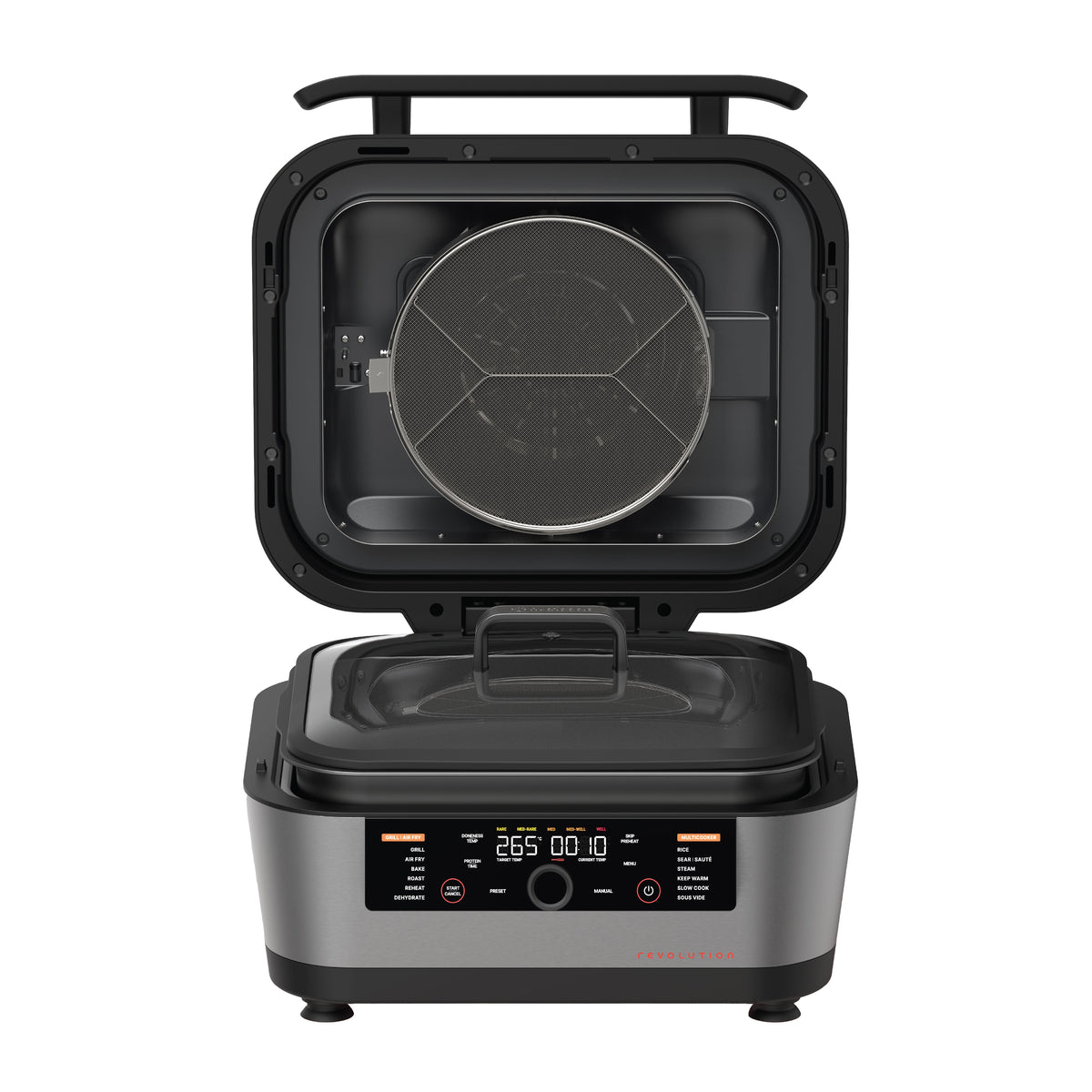 Nutricook Revolution RG600 12-in-1 grill air fryer multicooker – view 3