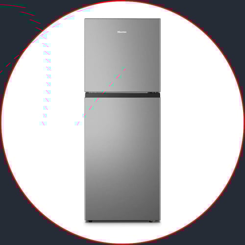 Hisense 14 Cf Refrigerator 2 Doors Top Mount Defrost Silver