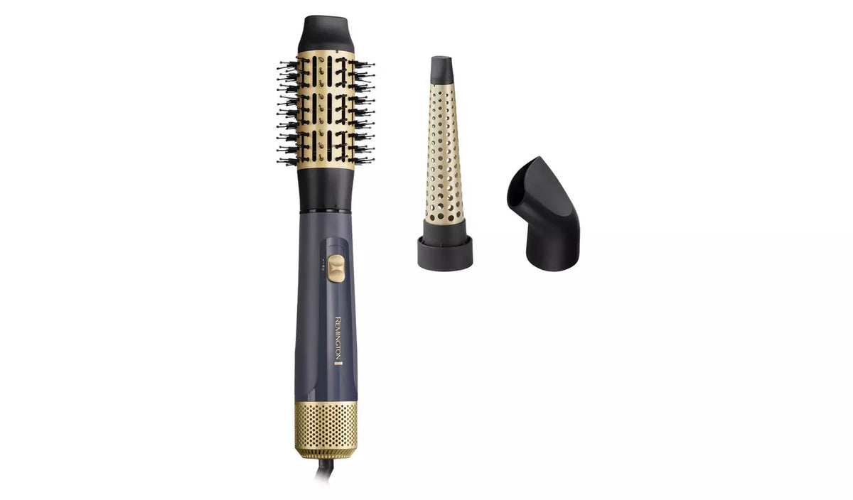 Remington Sapphire Luxe Hot Air Styler AS5805 – 1000W, 3 Attachments