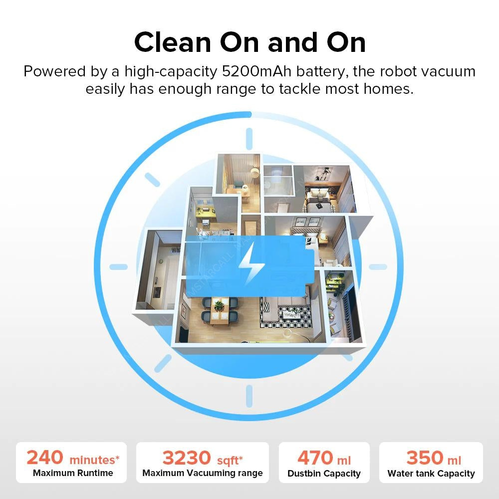 Roborock Q8 Max+ Robot Vacuum with Auto-Empty Dock