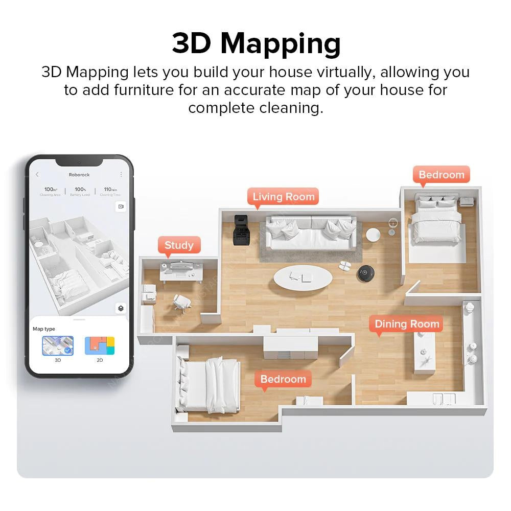 Roborock Q8 Max+ Robot Vacuum with Auto-Empty Dock