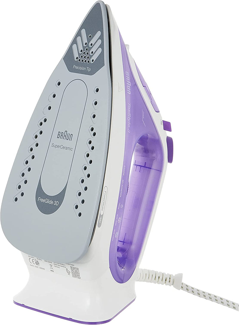 Braun Steam Iron Tex Style 3  2350W 45 G/Min In Turbo Mode
